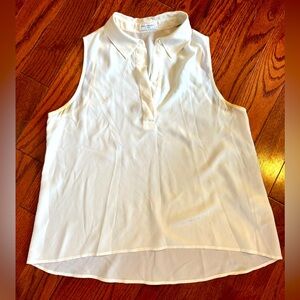 Equipment Silk Sleeveless Polo